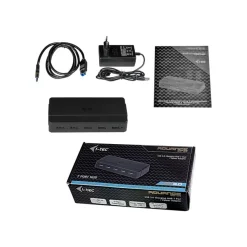 i-Tec USB 3.0 Charging HUB - Hub - 7 x SuperSpeed USB 3.0 - de bureau
