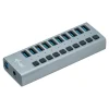 i-Tec USB 3.0 Charging HUB - Hub - 10 x SuperSpeed USB 3.0 - de bureau
