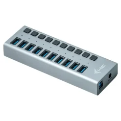 i-Tec USB 3.0 Charging HUB - Hub - 10 x SuperSpeed USB 3.0 - de bureau