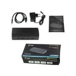 i-Tec USB 3.0 Charging HUB - Hub - 4 x SuperSpeed USB 3.0 - de bureau