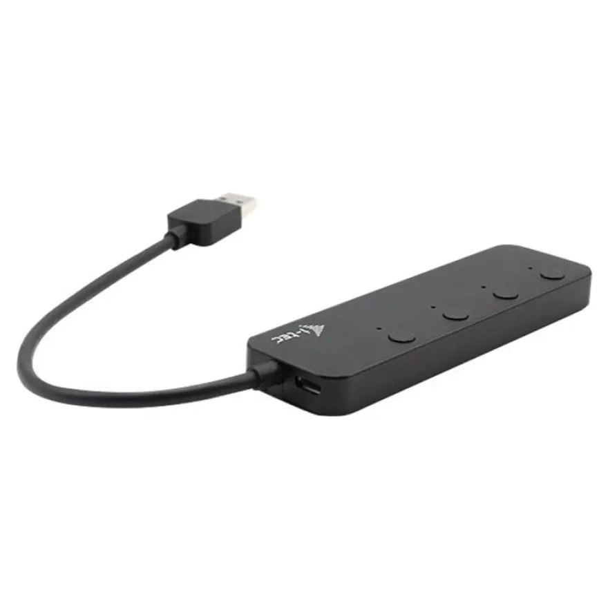 i-Tec USB 3.0 Metal HUB - Hub - 4 x SuperSpeed USB 3.0