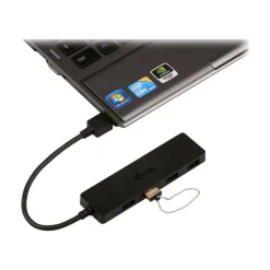 i-Tec USB 3.0 Slim Passive HUB - Hub - 4 x SuperSpeed USB 3.0 - de bureau