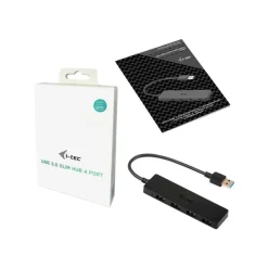 i-Tec USB 3.0 Slim Passive HUB - Hub - 4 x SuperSpeed USB 3.0 - de bureau