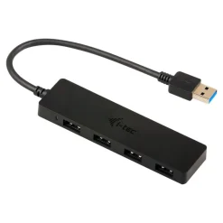 i-Tec USB 3.0 Slim Passive HUB - Hub - 4 x SuperSpeed USB 3.0 - de bureau