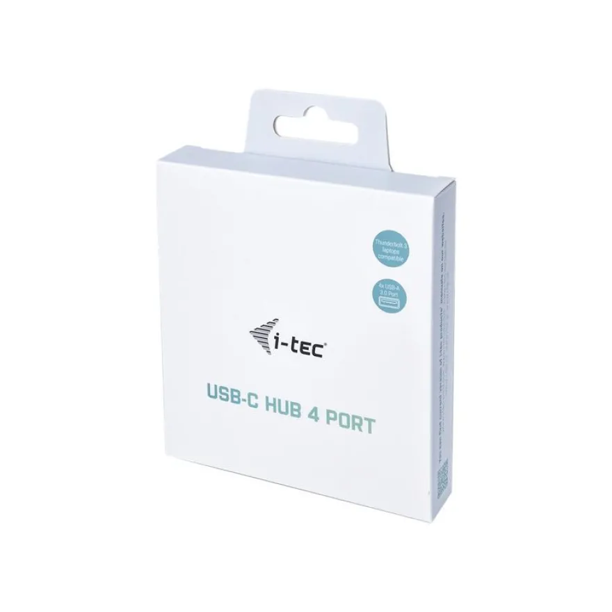 i-Tec USB-C 3.1 Metal HUB - Hub - 4 x SuperSpeed USB 3.0 - de bureau