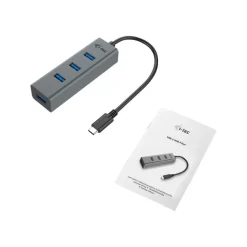 i-Tec USB-C 3.1 Metal HUB - Hub - 4 x SuperSpeed USB 3.0 - de bureau