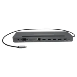 i-Tec USB-C Metal Ergonomic 4K - Station d'accueil - USB-C / Thunderbolt 3 - VGA, HDMI, DP - GigE