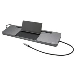 i-Tec USB-C Metal Ergonomic 4K - Station d'accueil - USB-C / Thunderbolt 3 - VGA, HDMI, DP - GigE