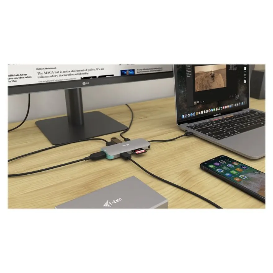 i-Tec USB-C Metal Nano - Station d'accueil - USB-C 3.1 - HDMI