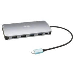 i-Tec USB-C Metal Nano - Station d'accueil - USB-C / Thunderbolt 3 - HDMI, 2 x DP - GigE