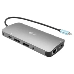 i-Tec USB-C Metal Nano - Station d'accueil - USB-C / Thunderbolt 3 - HDMI, 2 x DP - GigE