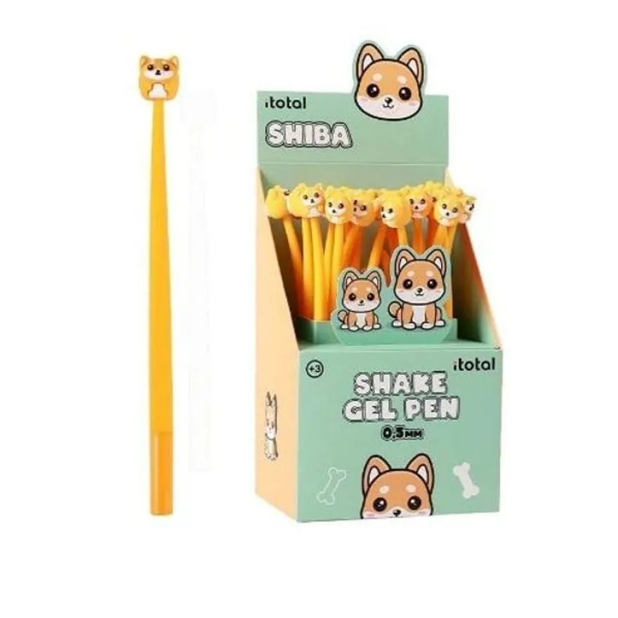 iTotal – Stylo à Bille Flexible Shiba Jaune