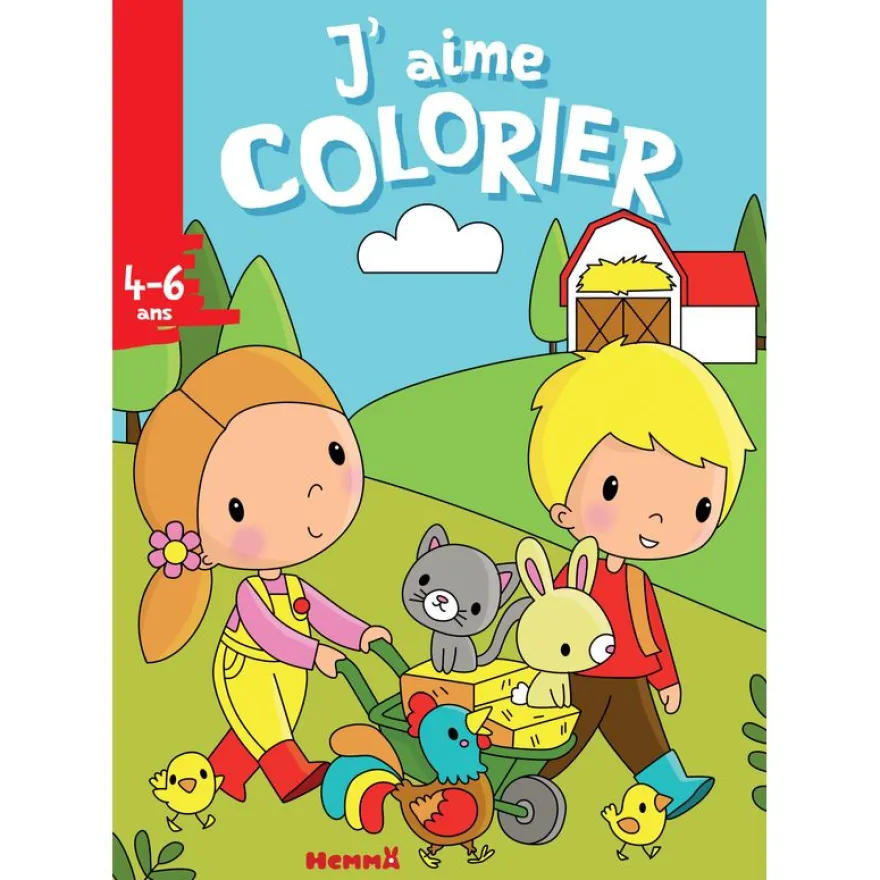 J'aime colorier (4-6 ans) - ferme