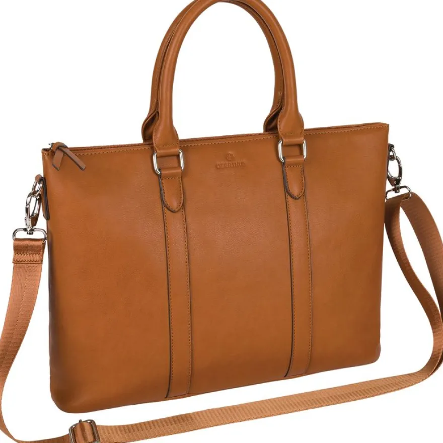 Jakarta - sac cabas ordinateur 15,6'' - camel