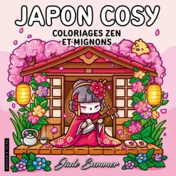 Japon Cosy - Jade Summer - Coloriages zen et mignons pour adultes pour se détendre - Cosy colo