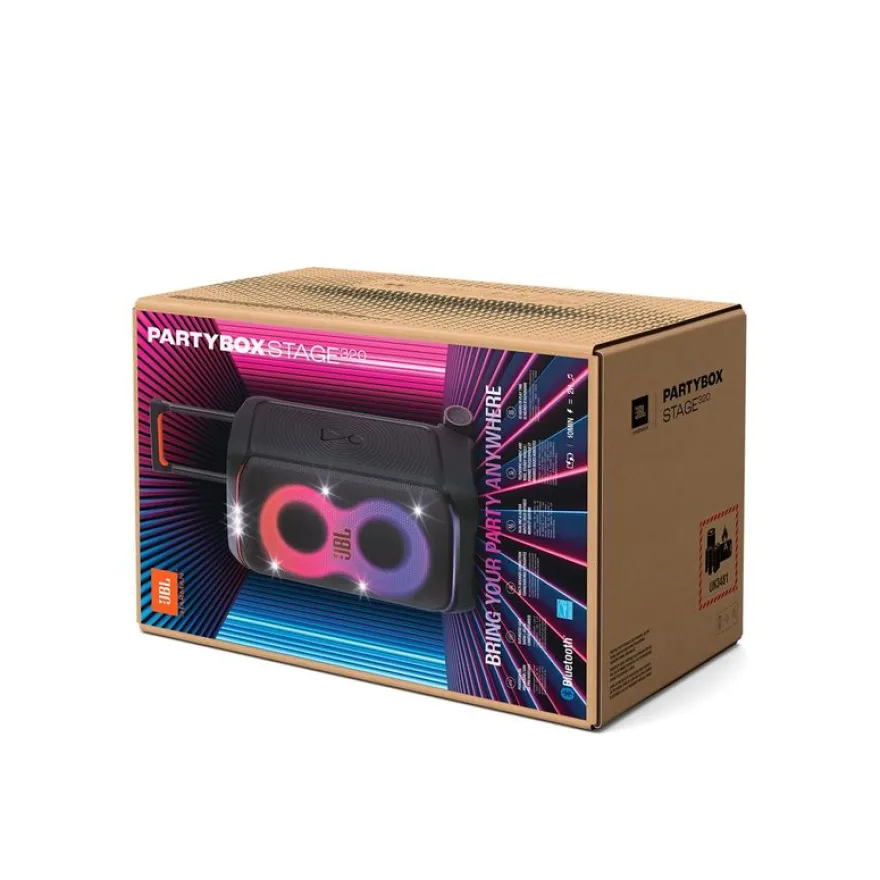 JBL PartyBox Stage 320 - Enceinte sans fil - Bluetooth - noir