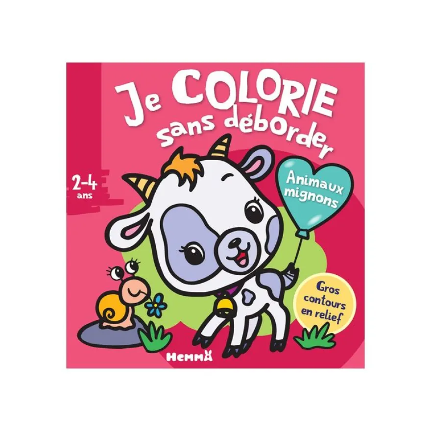 Je Colorie Sans Déborder 2 / 4 ans - Animaux mignons - Vol. 55 - par Piette Nadine