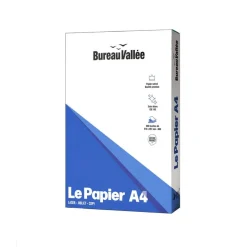 Jet'up Bureau Vallée - Papier blanc - A4 (210 x 297 mm) - 80 g/m² - 50 000 feuilles (20 cartons de 5 ramettes)