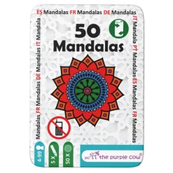 Jeu de voyage 50 cartes mandalas - Oberthur