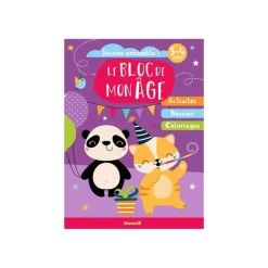 Jouons ensemble ! - Le bloc de mon âge 3 / 4 ans - livre à colorier