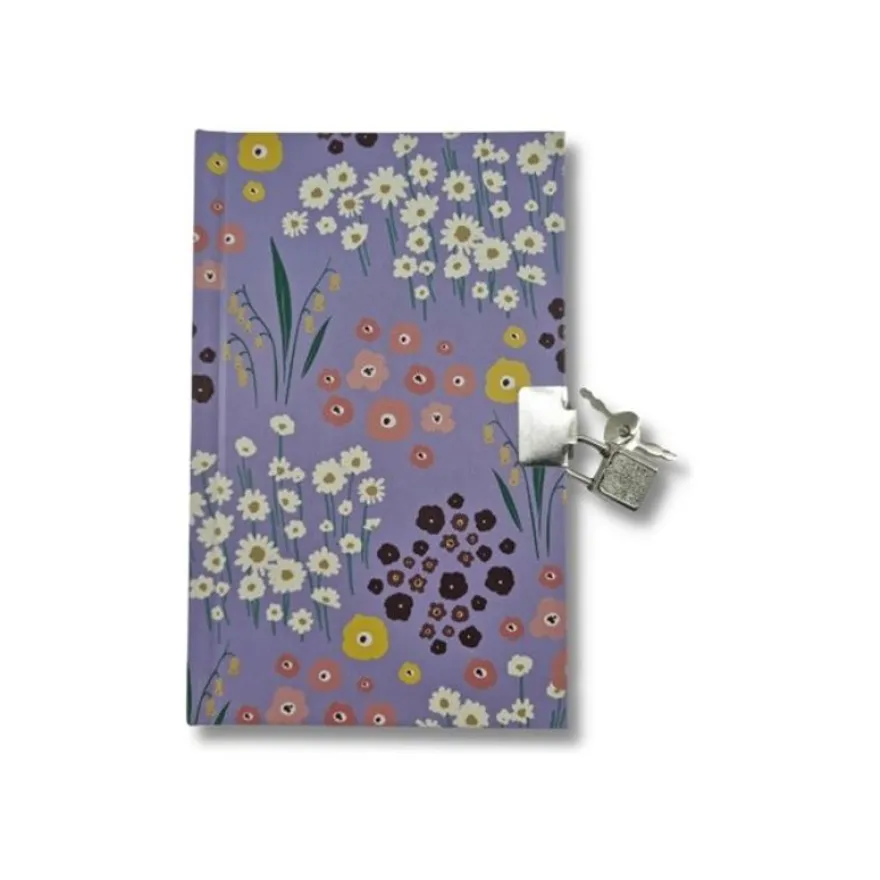 Journal intime BLUE ART EDITIONS "Dorset Parme" LILA - Mr & Mrs Clynk 11,5 x 18 cm