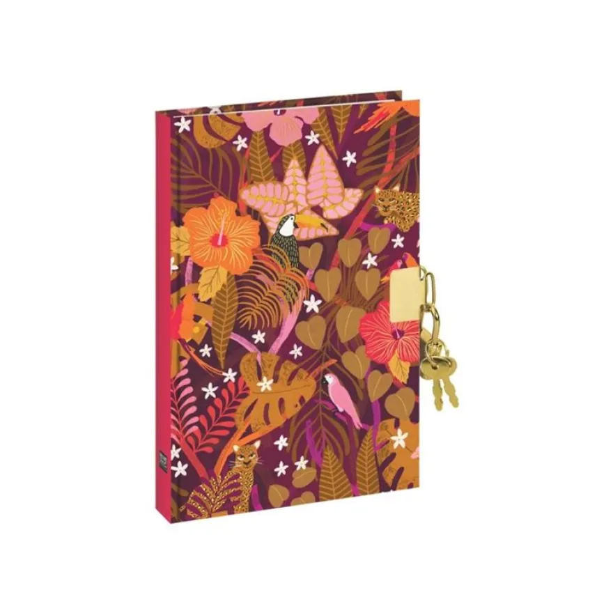 Journal Intime BLUE ART "Tropicale" - CLEMZILLU - TROPIQUE FANTASTIQUE 11,5*18cm