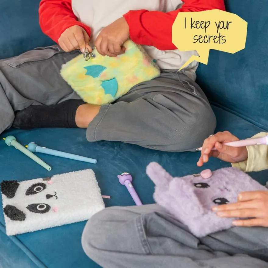 Journal intime peluche Panda Back2Fun