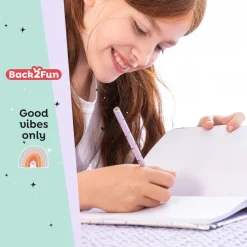 Journal secret Panda pour enfants avec cadenas - clés et crayon - carnet A5 holographique à 80 pages lignées - cadeau original Back2Fun