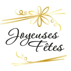 Joyeuses Fêtes – 500 étiquettes rondes autocollantes 35 mm – rouleau pratique