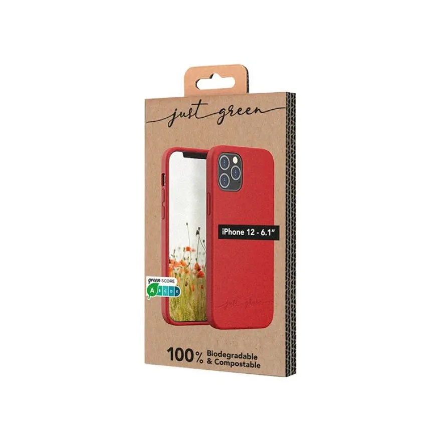 Just Green - coque de protection pour iPhone 12/12 Pro - red