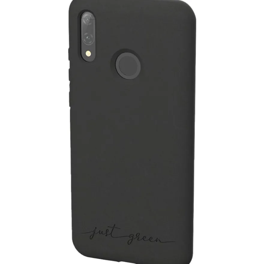 Just Green - Coque de protection pour Huawei P Smart 2019 - noire