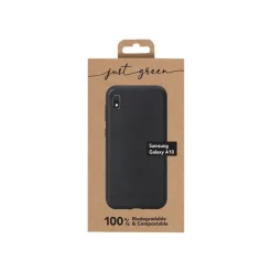 Just Green - Coque de protection pour Samsung A10 - noire
