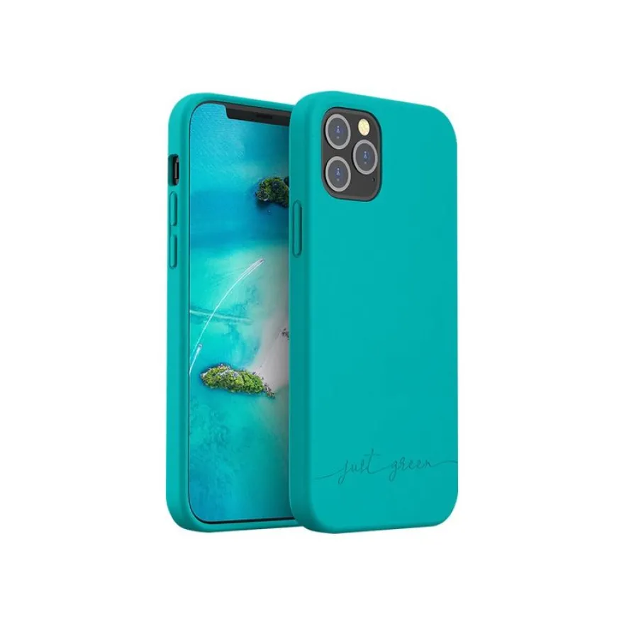 Just Green - coque de protection pour iPhone 12/12 Pro - blue lagon