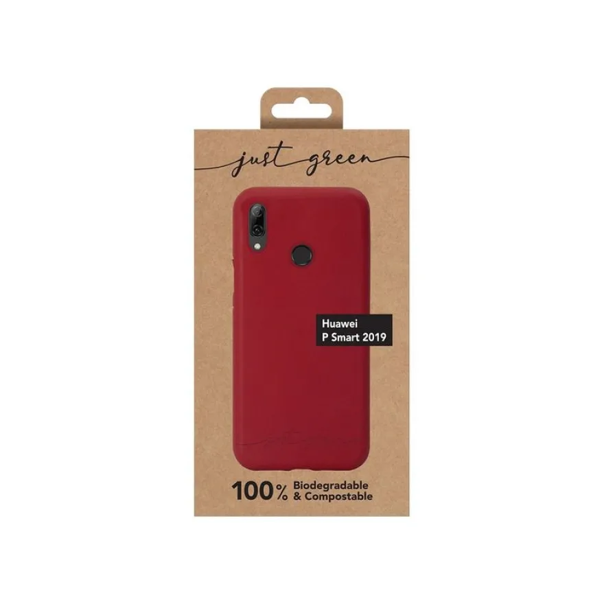 Just Green - Coque de protection pour Huawei P Smart 2019 - rouge