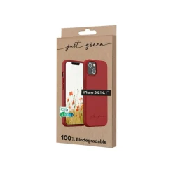 Just Green - coque de protection pour Iphone 13 - rouge