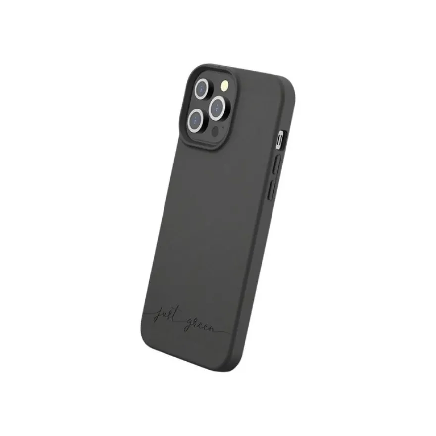 Just Green - coque de protection pour Iphone 13 Pro Max - noir