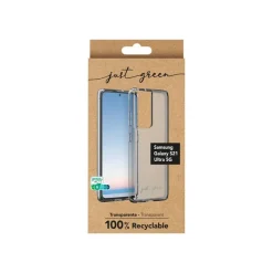 Just Green - coque de protection pour Samsung S21 ultra - transparent