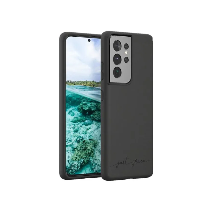 Just Green - coque de protection pour Samsung S21 ultra - black