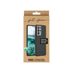 Just Green - coque de protection pour Samsung S21 ultra - black