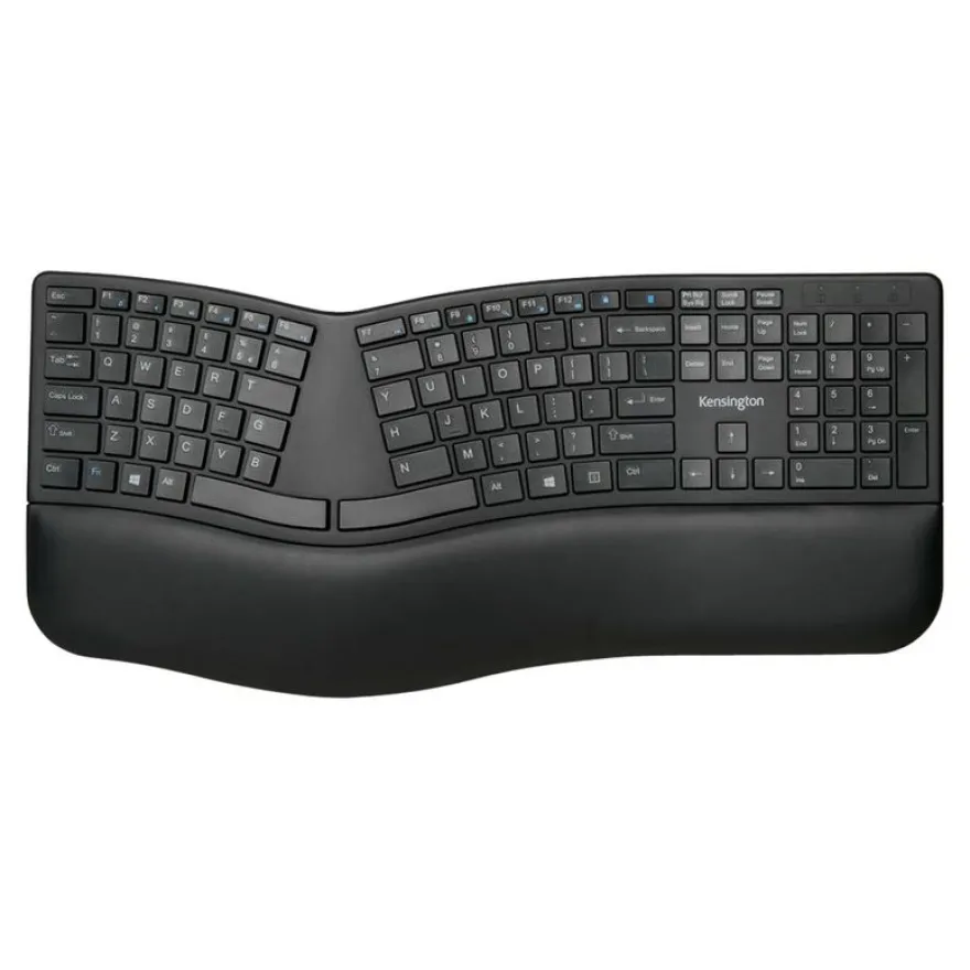 Kensington Pro Fit Ergo - clavier sans fil Azerty - noir