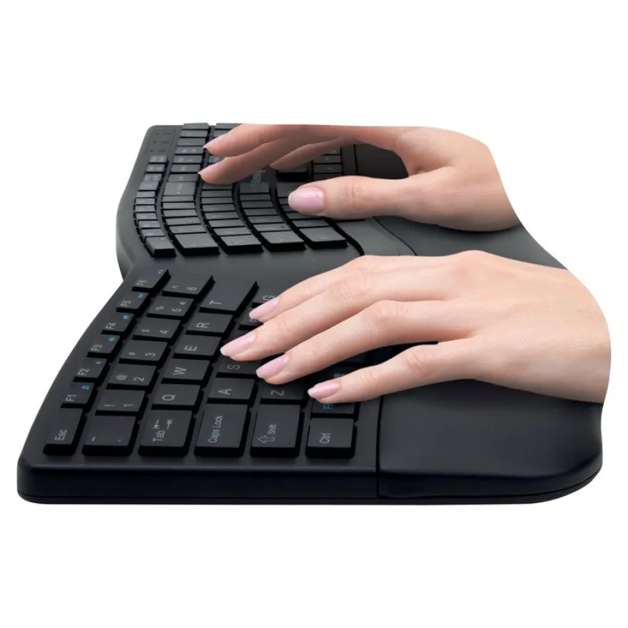 Kensington Pro Fit Ergo - clavier sans fil Azerty - noir