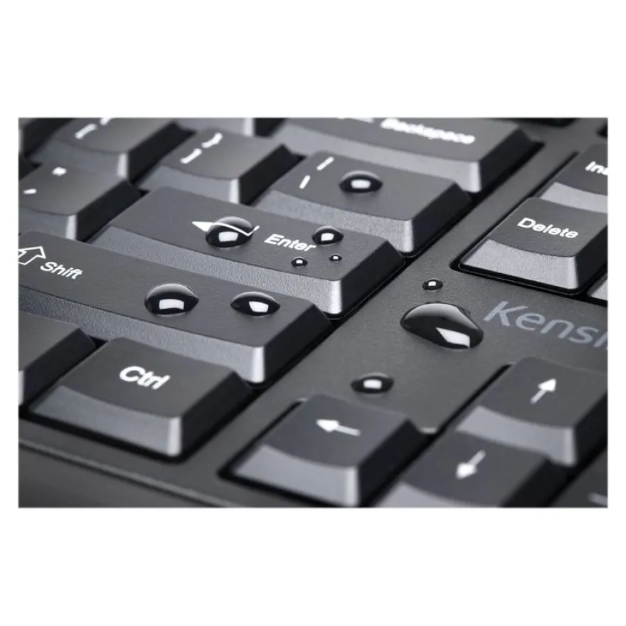 Kensington Pro Fit Ergo - clavier sans fil Azerty - noir