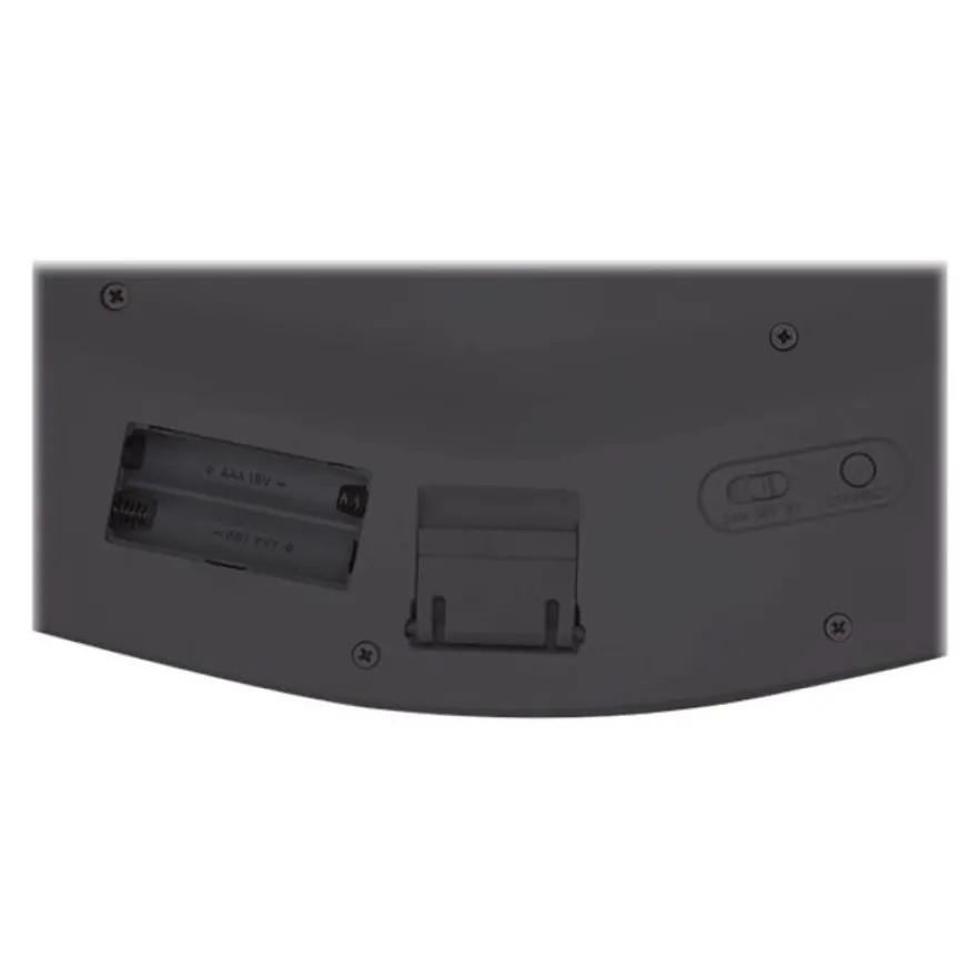 Kensington Pro Fit Ergo - Ensemble clavier et souris sans fil - Azerty - noir