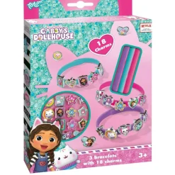 Kit bracelets Gabby et la maison magique - 3 bracelets et 18 charms