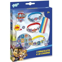 Kit bracelets Pat Patrouille - 3 bracelets et 18 charms