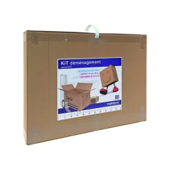 Kit déménagement : 10 cartons + adhésif + film bulle - Logistipack