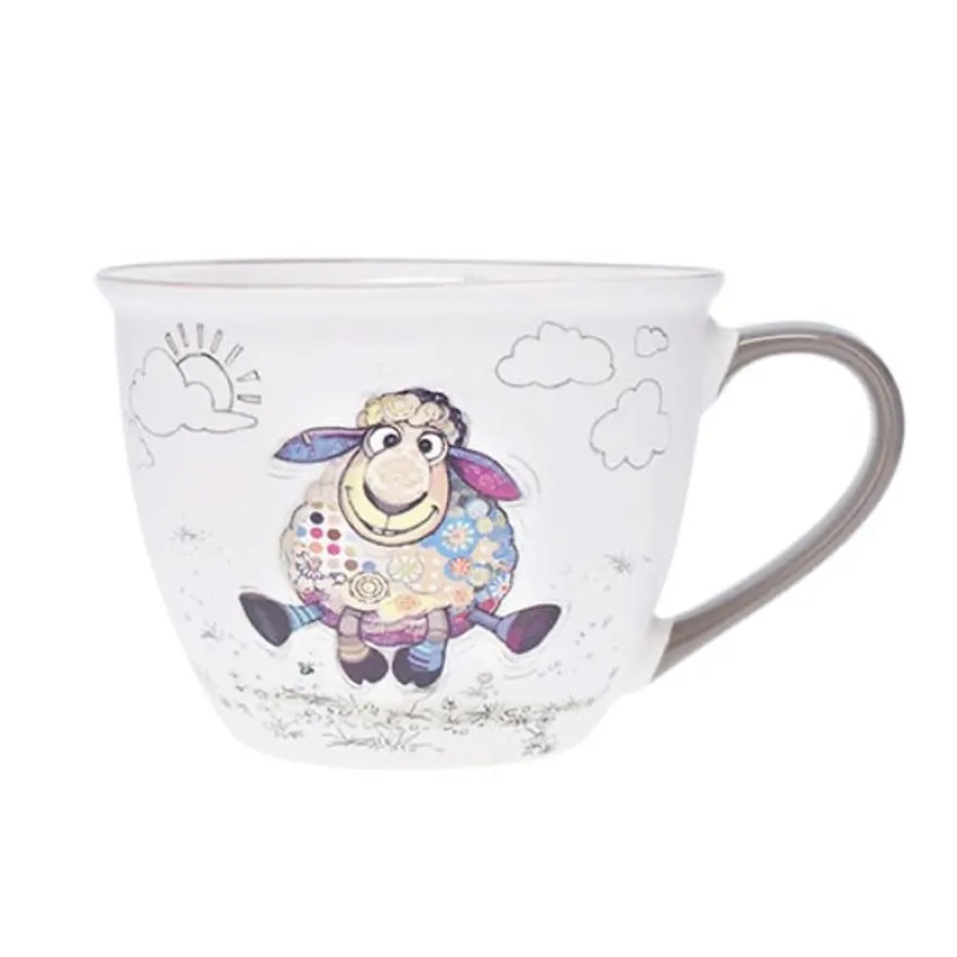 Kiub - Bol timbale a anse mouton 550ml - Collection kooks porcelaine