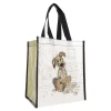 Kiub - Cabas de courses 29,5x26x16,5 kooks chien intisse recycle blanc