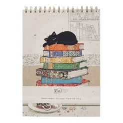 Kiub - Carnet a dessin gm bug art chaton livres