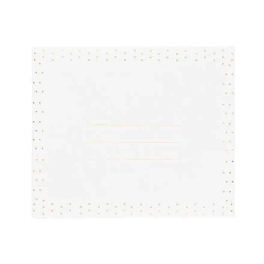 Kiub - Enveloppe pour cp 10x12 blanche et pois